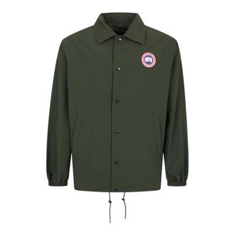 Canada Goose Regency Jacket - Heren - Zomerjassen - Groen - M - Katoen - Jassen