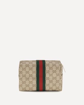 Gucci Medium Beauty Case with Web stripe Female UNI