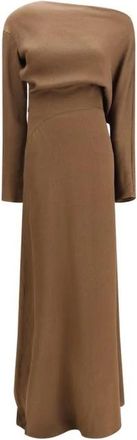 Petar Petrov Zijden Casual Jurk - Dames - Avondkleed - Bruin - XS - Kleedjes