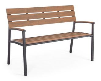 BIZZOTTO Banco para muebles de jard&iacute;n antracita Isak