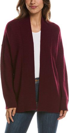 Fort&eacute; Cashmere Textured 100% Cashmere Duster Cardigan