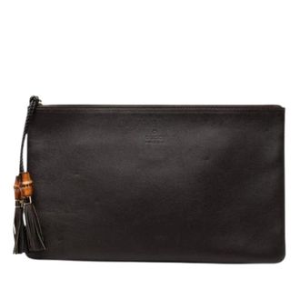 Gucci Pre-owned Borsa a Mano con Nappa di Bamb&ugrave; - - Pre-owned - Donna - Marrone - ONE SIZE