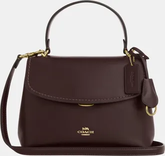 Coach Womens Emory Top Handle in Soft Smooth Leather - Brown - One Size