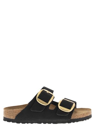 Birkenstock Arizona Leder -Slipper mit großer Schnalle