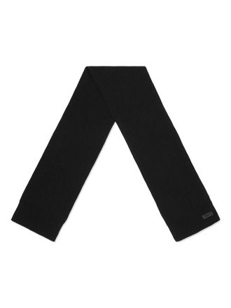Gucci ribbed wool scarf - Black