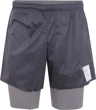 SATISFY Satisfy - TechSilk 8 Shorts - Heren - Korte broeken - Grijs - Maat: M Zijde