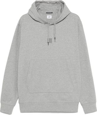 C.P. Company Felpa con logo e cappuccio - Grigio