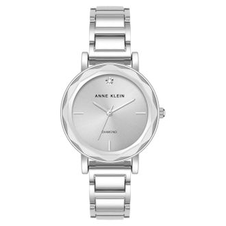 Anne Klein Womens Classic Silver Dial Watch