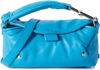 Off-white small San Diego shoulder bag - women - Cotton/Leather - OS - Blue