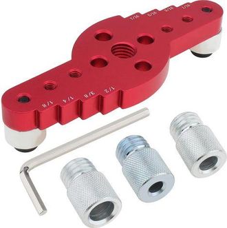 OEM Kit De Plantilla De Perforaci&oacute;n Autocentrante, Plantilla De Perforaci&oacute;n Para Carpinter&iacute;a 2 En 1, Localizador Con Marcador, Gu&iacute;a De Perforaci&oacute;n De L&iacute;ne