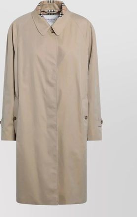 Burberry long tailored jacket buttoned cuffs back vent