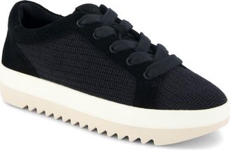 Toms Rea Platform Sneaker in Black at Nordstrom, Size 9.5