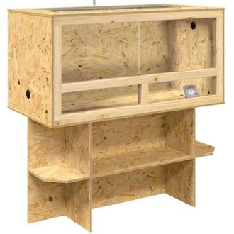 vidaXL vidaXL Terrario Marrone 100 x 50 x 100 cm OSB