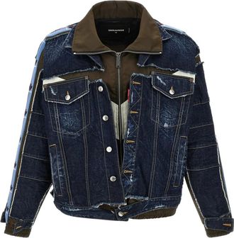 Dsquared2 Denim Jassen - Heren - Spijkerjassen - Blauw - M - Denim - Jassen
