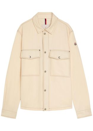 Moncler Watagua Cotton and Linen-blend Overshirt - Ecru - 4 (UK42 / XL)