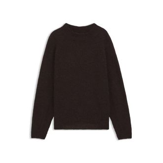 BOSS Alpaca-blend sweater with mock neck
