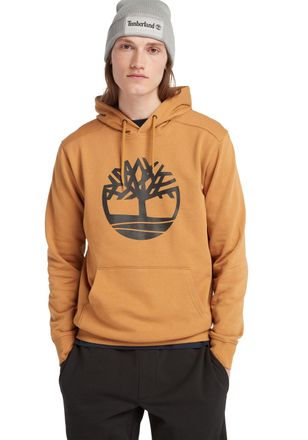 Timberland Kapuzensweatshirt TIMBERLAND Core Tree Logo Pull Over Hoodie, Herren, Gr. XXL, braun (wheat boot, schwarz), Obermaterial: 85% Baumwolle, 15% Polyester