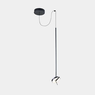 Leds - C4 Leds C4 - Colgante Invisible Single Fixed Led 10.5 Blanco C&aacute;lido - 3000k Phase Cut Negro 550lm