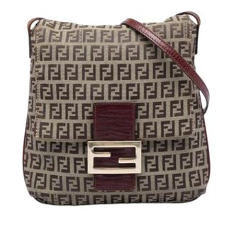 Fendi Pre-owned Vintage Crossbody Bag - Dames - Pre-owned - Bruin - Maat: ONE Size Zijde