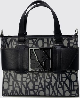 A|X Armani Exchange Borsa Armani Exchange in pelle sintetica con logo all over
