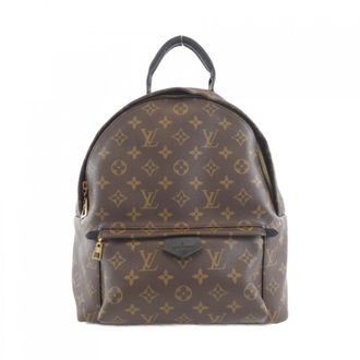 Louis Vuitton Brown Coated Canvas Backpack (Pre-Owned)