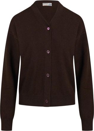 Ballantyne Cardigan a rombi - - Knitwear - Donna - Marrone - XS