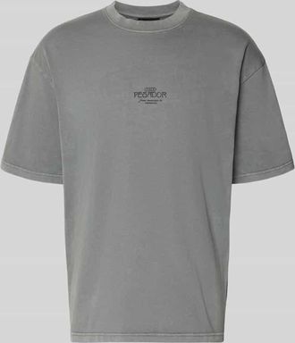 Pegador Oversized T-Shirt mit 1/2-Arm Modell Trebic in Anthrazit, Gr&ouml;&szlig;e XXL