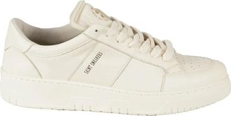 Saint Sneakers Klassieke Leren Sneakers - Heren - Sneakers - Beige - 40 EU - Leer - Schoenen