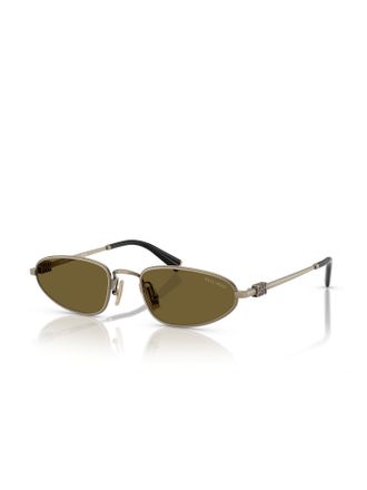 Miu Miu Zonnebril Bruin/Goud