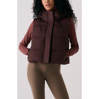 Lole London Waterproof Hooded Vest in Java at Nordstrom Rack, Size Xx-Large