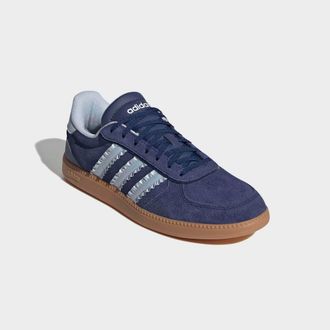 adidas Sneaker ADIDAS SPORTSWEAR BREAKNET SLEEK, Damen, Gr. 38,5, dunkelblau, crystal sky, gum10, Leder, Synthetik, Schuhe Sneaker