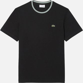 Lacoste Mens Lacoste TH9903 T-Shirt - Black - Size: 44