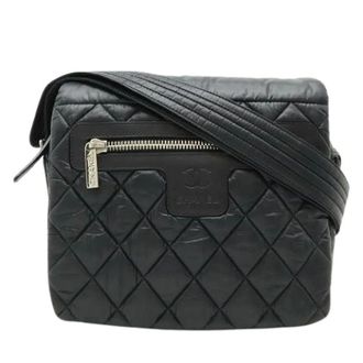 Chanel Pre-owned Lederen Cocoon Matelasse Kleine Messenger Bag - Dames - Pre-owned - Zwart - Maat: ONE Size Leer