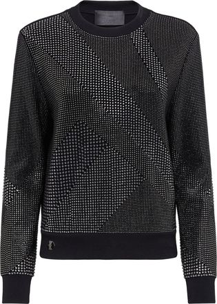 Philipp Plein Sweatshirt LS Full Crystal
