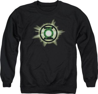 Gildan Green Lantern Green Glow Adult Crewneck Sweatshirt
