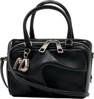 Marc Jacobs Micro Bauletto Handtas - Dames - Handtassen - Zwart - ONE Size - Leer - Tassen
