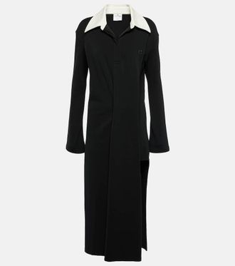 ワンピース Courreges Ivory Cotton Blend Polo Dress Courrèges Courreges Women Ivory Cotton Blend Polo Dress In