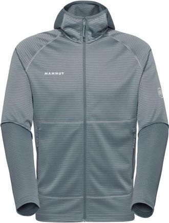 Mammut Crag ML Hooded Jacket Fleecejacke f&uuml;r Herren | grau