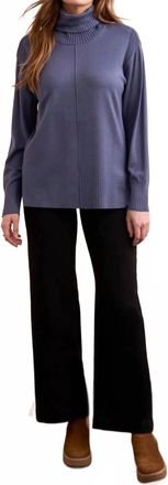 Tribal Marine Long Sleeves Sweater In Blue
