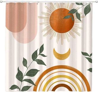 OEM Cortina De Ducha, Cortina De Ducha Antimoho, Cortina De Ducha Bohemia, Poli&eacute;ster Lavable, Apta Para Ba&ntilde;o Y Ba&ntilde;era, 180 X 200 Cm