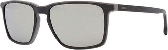 HUGO BOSS BOSS 1556/O/S 0O6W T4 Matte Black/Grey/Silver Mirror
