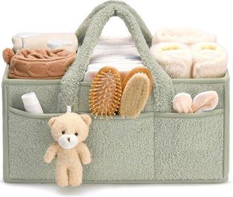 OEM Caja De Almacenamiento Para Pa&ntilde;ales, Cesta De Pa&ntilde;ales De Peluche, Caja De Almacenamiento Para Pa&ntilde;ales Port&aacute;til Multifuncional