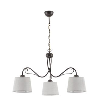 Jupiter Lampada A Sospensione Retro 3 Luci Venge/grigio E27 Jupiter