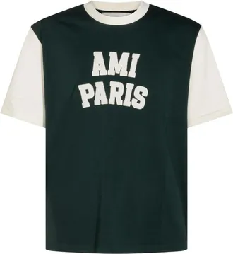 Ami Logo-appliqu&eacute; T-shirt