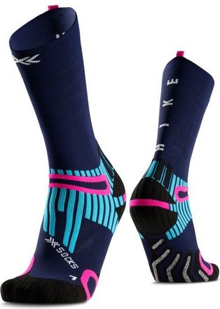 X Socks Hike Anatomix Crew Wandersocken - Unisex | blau