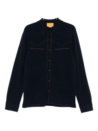 Guest In Residence Blue Cashmere Shirt