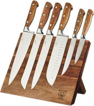 Björn Borg Bloque de cuchillos de cocina JAKOB VANTAA - 7 Piezas