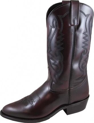 Smoky Mountain Boots Mens Denver Boots In Black Cherry