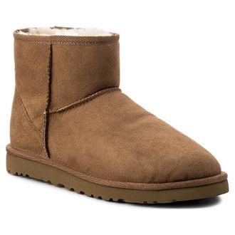 UGG Classic Mini Suede Mens Ankle Boots - Chestnut - Size:UK 11