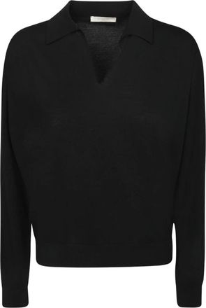 Incotex Polo Trui - Dames - Polos - Zwart - XL - Tops